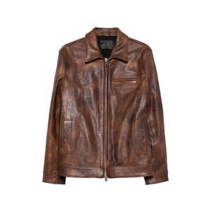Dondup Brown Jackets - Leather Jackets Men